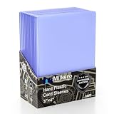 Mlikero Rigidi Card Sleeves, 25 pcs Bustine Protettive Carte per Protettive