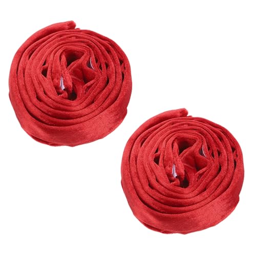 Housse de cordon en tissu velours PATIKIL rouge pour lustre haut de gamme