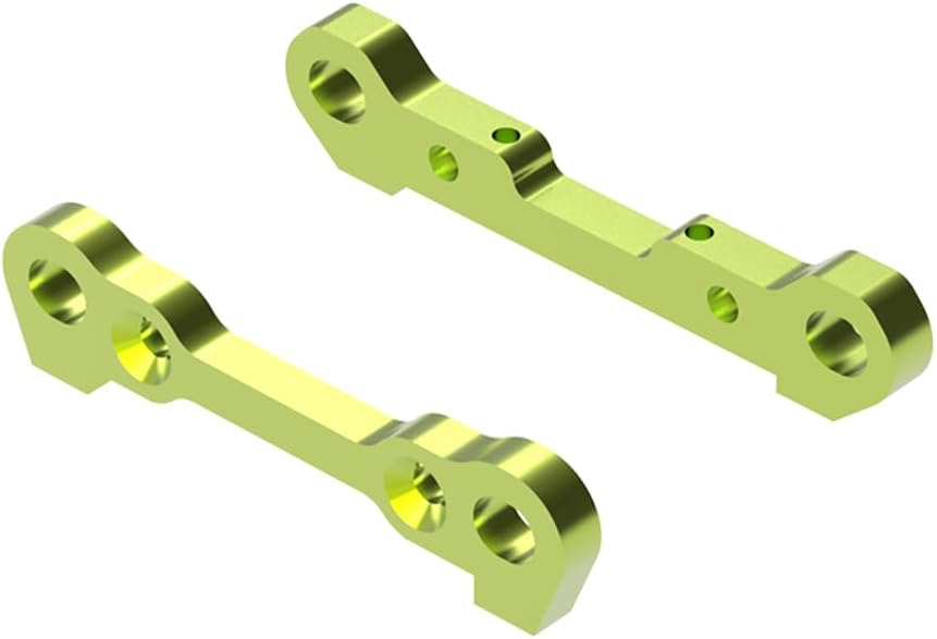 AMORIL Swing Arm Fixed Block, High Strength Aluminum Alloy Easy to Install RC Rear Lower Arm Fixed Block Compact Replacement for Mini 1/10 RC Car,Part Number R11024,2PC