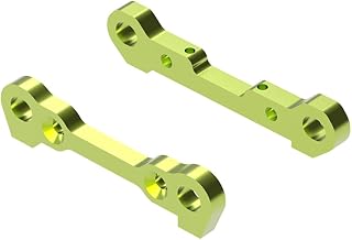 AMORIL Swing Arm Fixed Block, High Strength Aluminum Alloy Easy to Install RC Rear Lower Arm Fixed Block Compact Replacement for Mini 1/10 RC Car,Part Number R11024,2PC