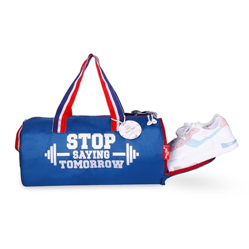 Image of Unisex Duffle Bag Gym Bag Workout Duffle Athletic Duffle Bag Gender-Neutral Gym Bag(Blue)