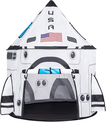 JOYIN Rocket Ship Play Tent - Side View