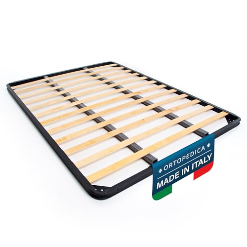 DOLCI SOGNI Rete 160x200 a Doghe, Letto Matrimoniale con Doppio