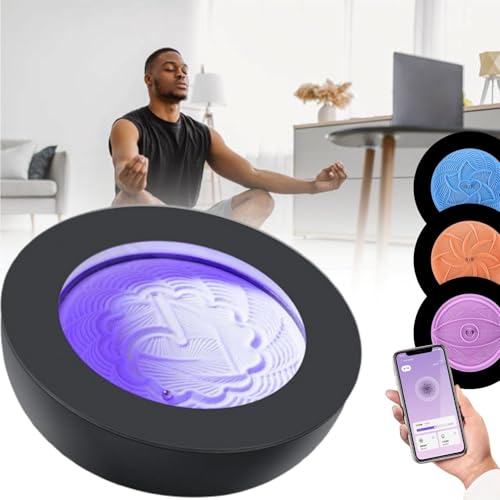 Dynamic sand art table with magnetic drift, 19 patterns and 7 lig...