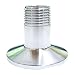 HomeBrewStuff Stainless Steel Sanitary Male Threaded Pipe Fitting to Tri Clamp Clover (50.5mm Ferrule)