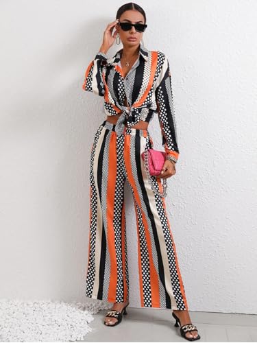 Image of Leriya Fashion Ethnic Co Ord Set || Frenchy Striped & Geo Print Co-Ord Set for Women | Casual Wear for Women | Kurti Pant Set || Kurti Pant Set for Women