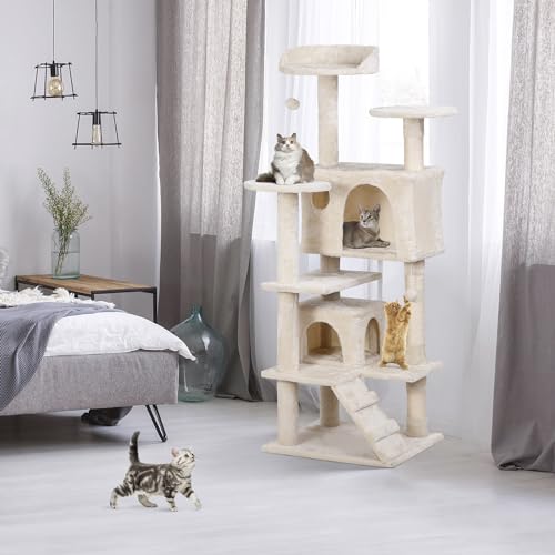 image for Nova Microdermabrasion 54 in Cat Tree Tower for Indoor Cats Multi-Leve