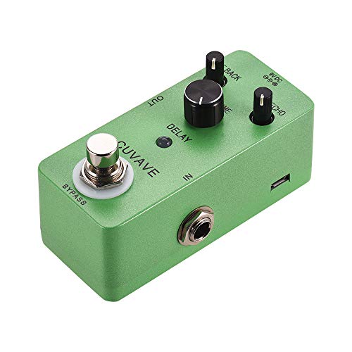 KKmoon CUVAVE DELAY Analog Classic Delay Echo Pedal Efeito de Guitarra Liga de zinco Shell True Bypa