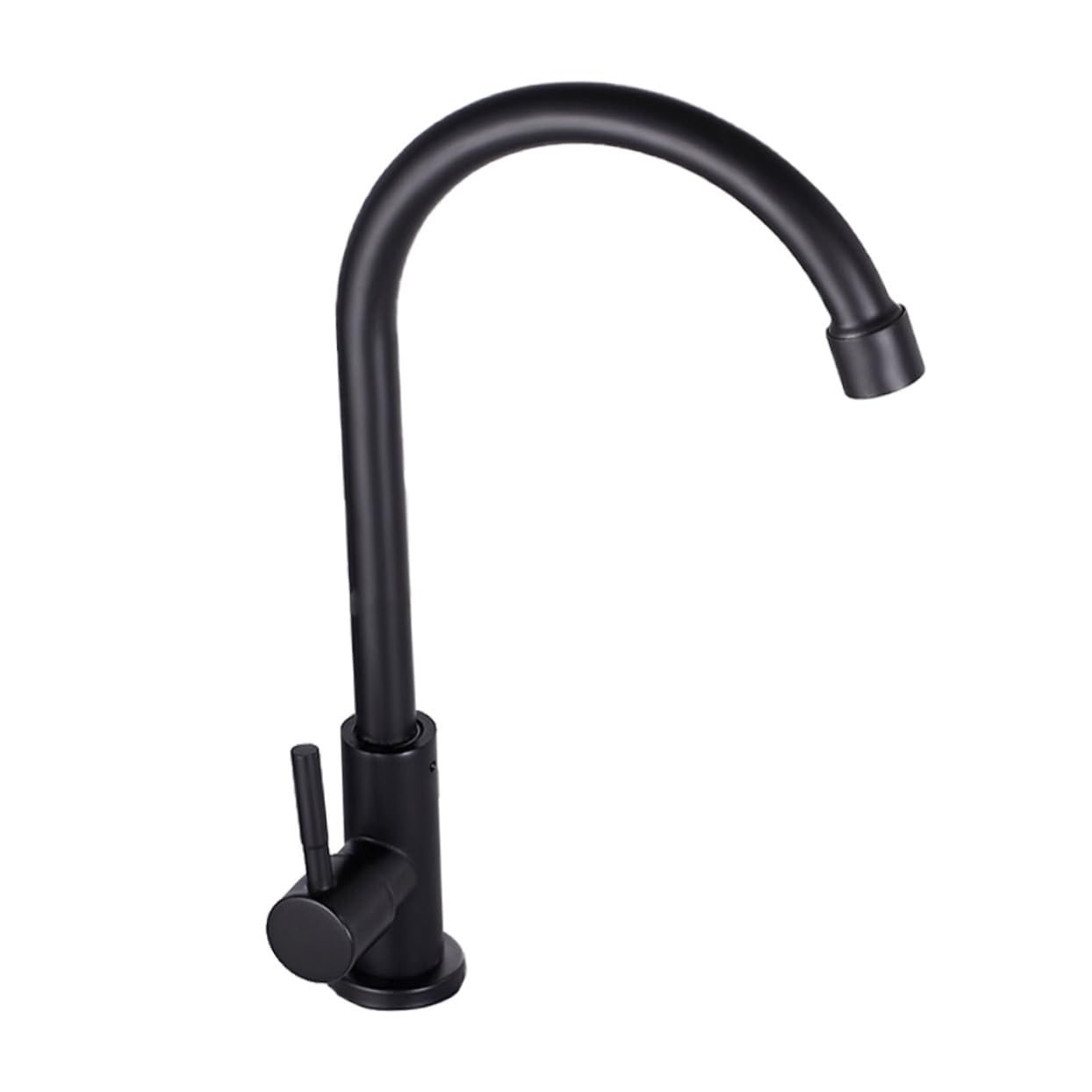 Robinet eau froide simple cuisine en acier inoxydable pour évier domestique