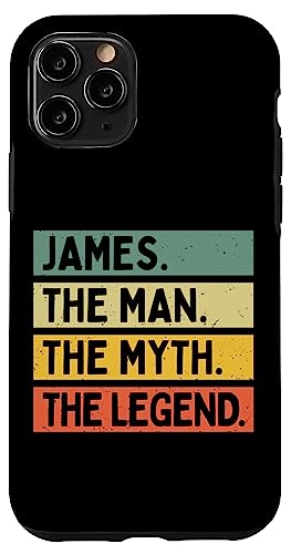 James The Man The Myth The Legend �ʔ������� �J�X�^�}�C�Y�� �X�}�z�P�[�X iPhone 11 Pro �p