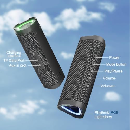 Vanzon Bluetooth Speakers, Portable Bluetooth Speaker, IPX7 Waterproof