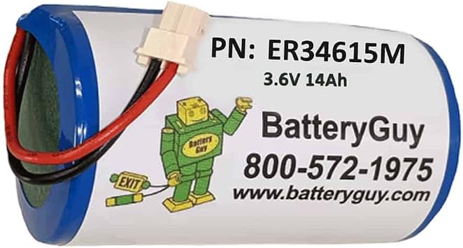 BatteryGuy ER34615M Lithium 3.6V 14AH Replacement Battery Brand Equivalent