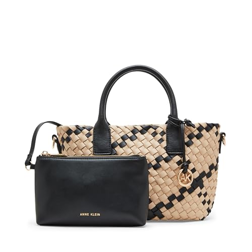 Anne Klein petit fourre-tout tissé pour ranger vos essentiels avec sa pochette