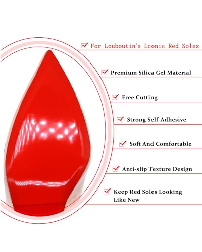 Protector de Suela Rojo para Zapatos Christian Louboutin 8Pcs miniatura 2