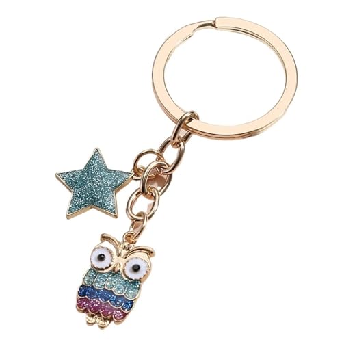 Porte-clés voiture tendance et pendentif hibou, le cadeau idéal