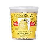 LAFEBER'S Premium Daily Diet Pellets Pet Bird Food, Made with Non-GMO and Human-Grade Ingredients, for Canaries, 1.25 lbs