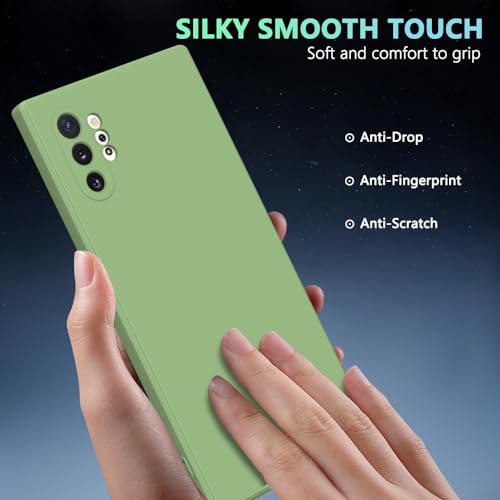 Image of for Samsung Galaxy Note 10 Plus Case Green, Scratch Resistant with Soft Touch, Slim Thin Phone Cover for Samsung Galaxy Note 10 Plus