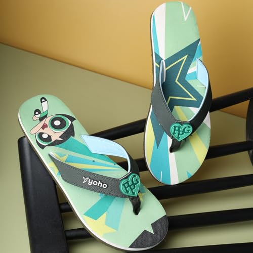 Image of YOHO Slippers for Women | Comfortable and Lightweight Flipflops | WB Cartoon & Comic Characters: Tom & Jerry and PowerPuff Girls Footwear for Woman & Girls
