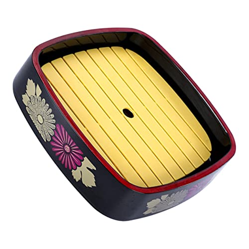 Plato para sushi de material ABS resistente estilo japonés miniatura 1
