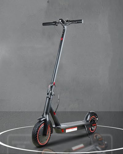 QnQ - Patinetes eléctricos para adultos, 8,5 pulgadas, patinete plegable, motor 250 W, batería 7,8 AH, aplicación, máximo 25 km/h, alcance de 15 a 21 millas, doble freno, máximo 120 kg