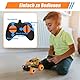 Pup Go Monster Truck Ferngesteuertes Dino Auto mit Licht für Kinder 3-9 Jahr, Robust Mini RC Auto Schnell Offroad Indoor Outdoor, Spielzeug Kleinkind Weihnachten Geburtstagsgeschenk Junge, Orange