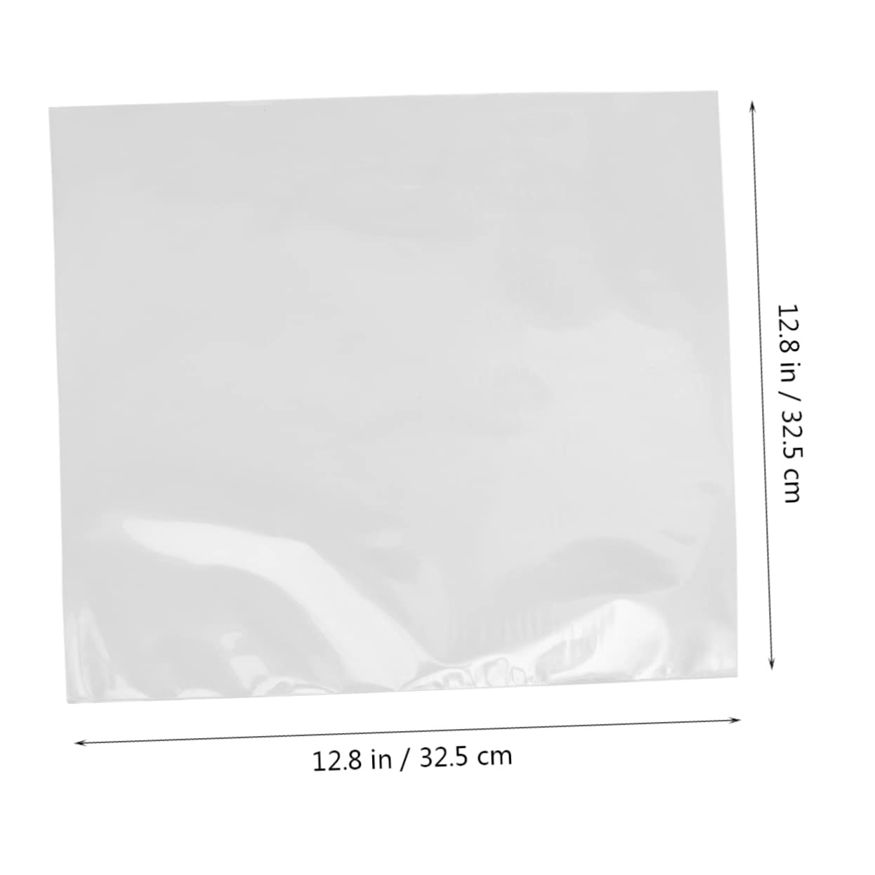 Alipis 50pezzi Protezione per Dischi in Vinile Sacchetti Piatti Trasparenti Senza Sigillo Custodia per CD Contenitore di Protezione per Dischi in Vinile
