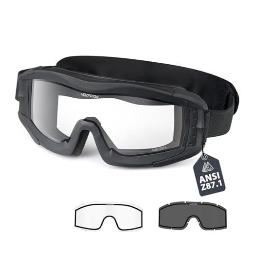 VOZAPOW Tactical Anti-Fog Goggles