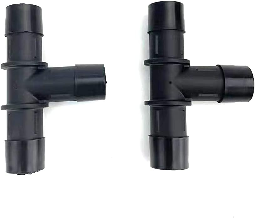 KDP Automotive Heater Hose Connector, Barb Tee (T-3/8โX3/8โX3/8โ( Tee: 10X10X10MM), 2)