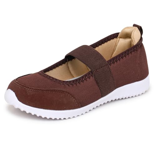 Image of TRASE Ballet Flats for Women | Stylish Slip On Bellies with Soft Memory Foam Insole | Comfortable Footwear for Office & Casual Use