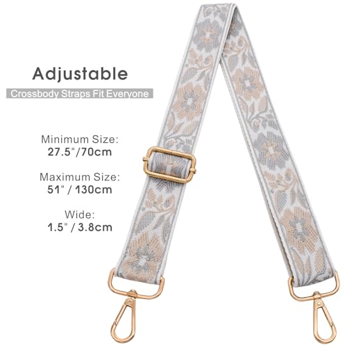 Image of Replacement Purse Strap Shoulder Strap Adjustable Crossbody Strap for Women Crossbody Wide Shoulder Bag