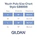 Gildan Youth DryBlend Short Sleeve Polo, Style G8800B, 3-Pack, Black, X-Large