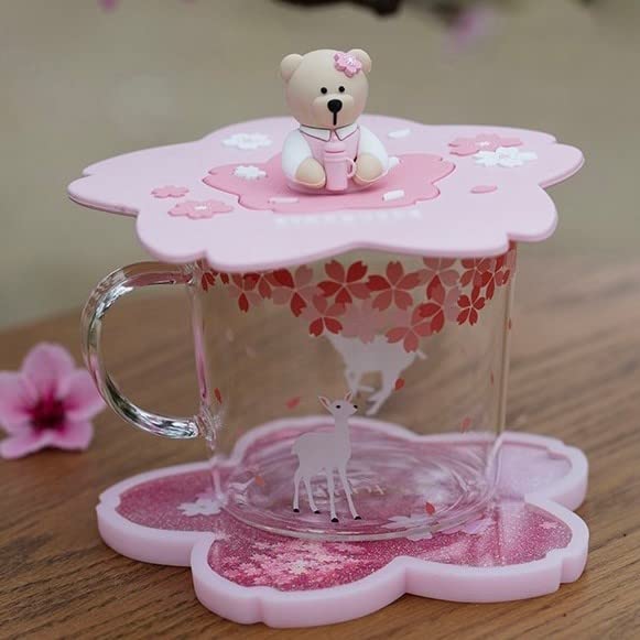 Amazon | スターバックス 立体蓋 桜 ベア シリコン マグリード