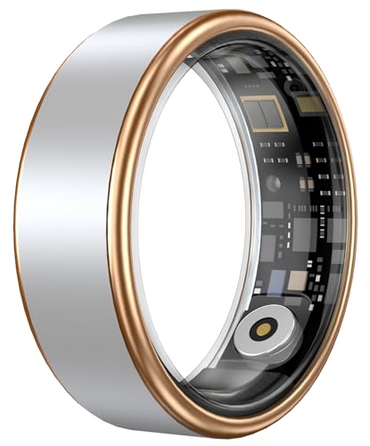 Smart Ring for Men Women Health Ring Heart Rate Monitor Sleep Tracker Fitness Tracker Ring Calorie Step Counter Gesture Remote Camera GPS Activity Tracker Waterproof Compatible with iOS Android Phones