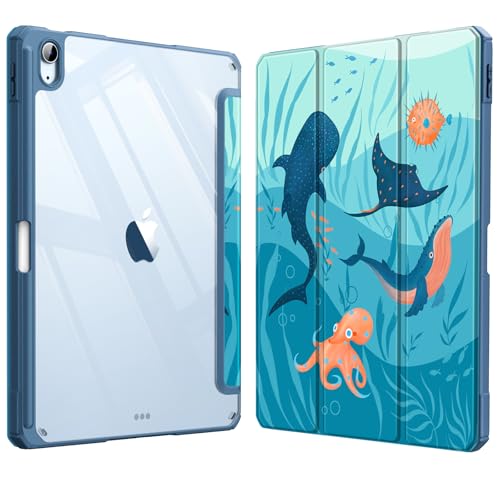 Coque arrière transparente iPad Air 11 M2 Fintie étui fin
