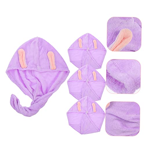 FRCOLOR 12 Peças Chapéu De Lã Coral Para Cabelo Seco Toalha De Secagem Rápida Toalha De Secagem De C