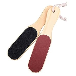 1 PC Professional Pedicure Foot File Doube Sides Wooden Handle Cracked Skin Corns Callus Remover Feet Rasp