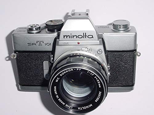 Minolta SRT-101/ SRT-100 35mm SLR Film Camera w/ 50mm Manual Focus Lens (Renewed)