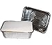 TigerChef TC-20315 Durable Aluminum Oblong Foil Pan Containers with Board Lids, 5 Pound Capacity, 9.63" x 7.13" x 2.75" Size (Pack of 25)