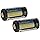 Panasonic BAT002 x 2 CR123A Lithium 3V Photo Lithium Batteries, 0.67" Dia x 1.36" H (17.0 mm x 34.5 mm), Black, Gold, Blue (P