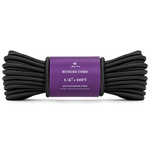 Abma Cord Bungee Cord 1/4in x 10ft Elastic Shock Cord Bungee Rope
