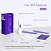 Femometer IVY103 Digital Ovulation Tests Predictor Kit, Auto Sync with Femometer APP, Provides More Accurate Ovulation Prediction and Advice, Easy to Use, 10 LH Tests