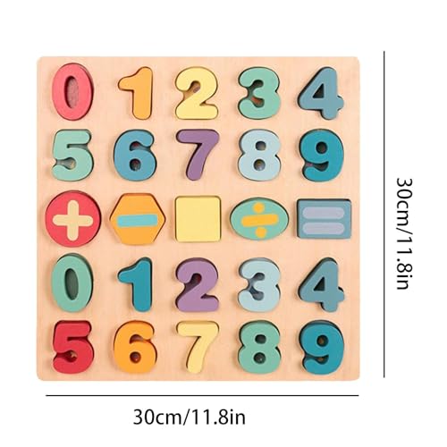 Tablero de aprendizaje de letras de madera para niños en edad preescolar 4