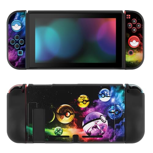 DLseego Schutzhülle Kompatibel mit Switch, Dockbare weiche TPU-Abdeckung...