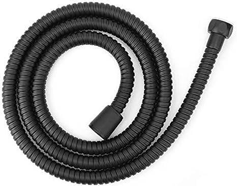Tubo Doccia Antipiega,Tubo Doccia in Acciaio Inox, Ugello antideflagrante, soffione, Tubo Doccia antiattorcigliamento(1M)