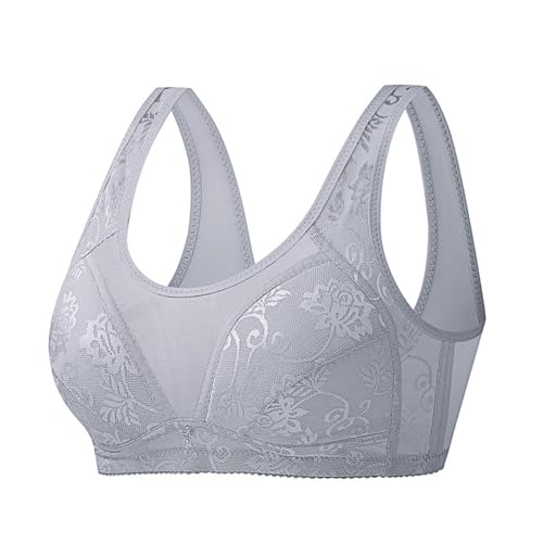 Cocila Sujetadores Deportivos Mujer Women Breathable Front Closure Bras Full Support No Underwire Plus Size Everyday Bra Sujetador Reductor Sin Tirantes Lenceria Intima Mastectomia Aros Nina S