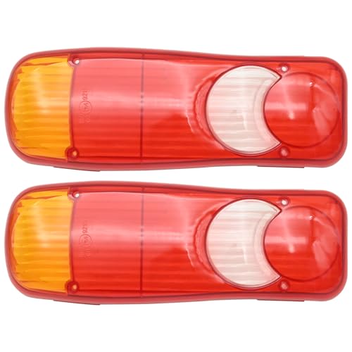 Image of Hoypeyfiy 1 Pair ST0126X2 Rear Tail Light Lens, Replacement for Atleon, Replacement for Cabstar, Replacement for DAF LF Series, Replacement for Renault Maxity