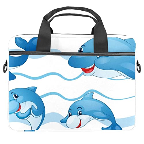 Sacoche pour ordinateur portable 13 pouces à 14.5 pouces avec motifs vagues marines