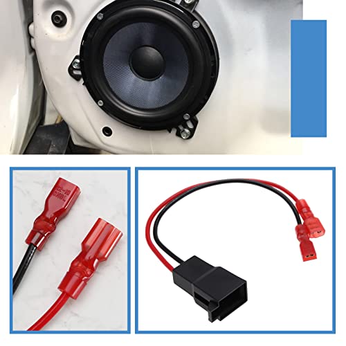 EMSea 4 adaptadores de Altavoz de Coche, Conectores de Plomo, Cables de Audio para Altavoces, arneses de cableado de electrónica de vehículo, Accesorios de Repuesto de 15 cm - imagen 4