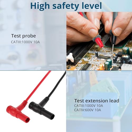 ALLmeter 1000V 10A 2 Puntali Tester per Multimetro...