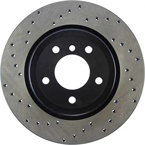 Stoptech For Acura Tl/Tl-S Standard/Brembo 04-08 Drilled Brake Rotor Rear Passenger Side | 128.40061R #TOP5